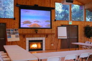 Pavilion at Redwood Estates meeting setup